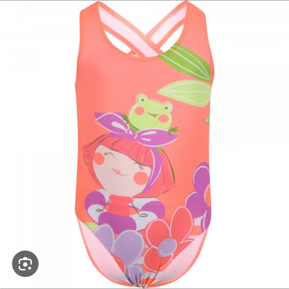 Mayoral Girl in frog one piece swimsuit